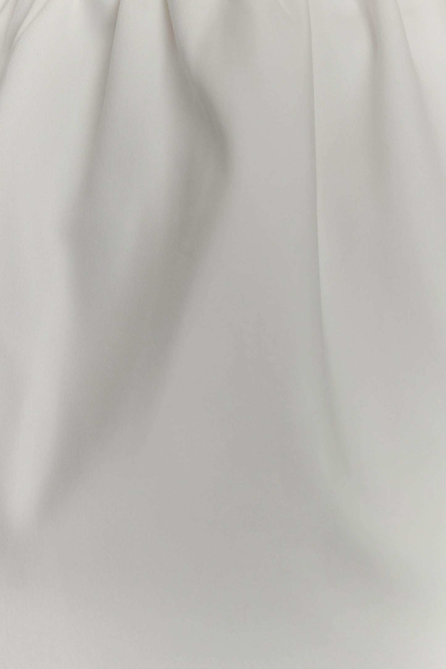 Ariana Pleated Neck Mini Dress - Ivory
