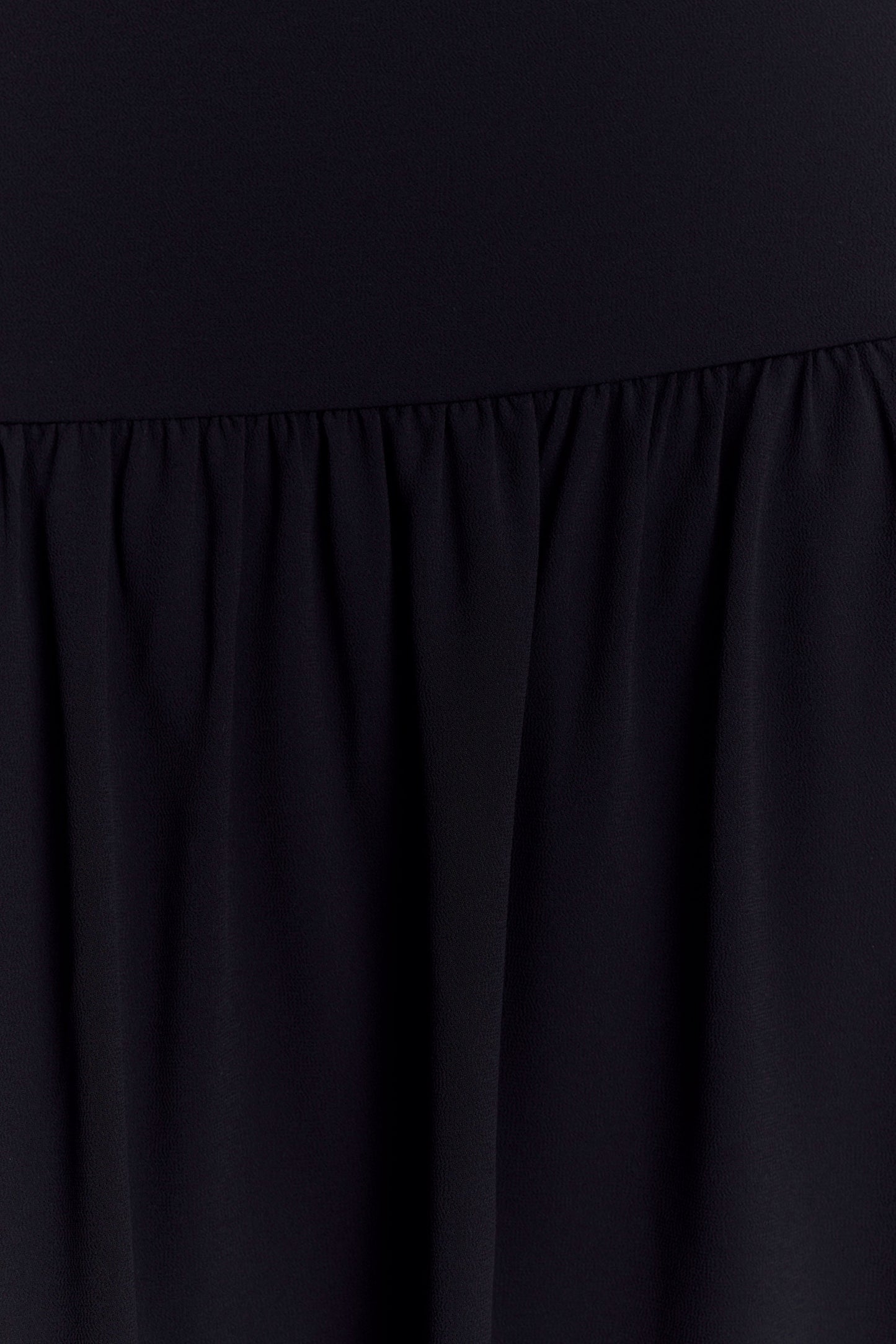 Georgina Chiffon Midi Dress - Black