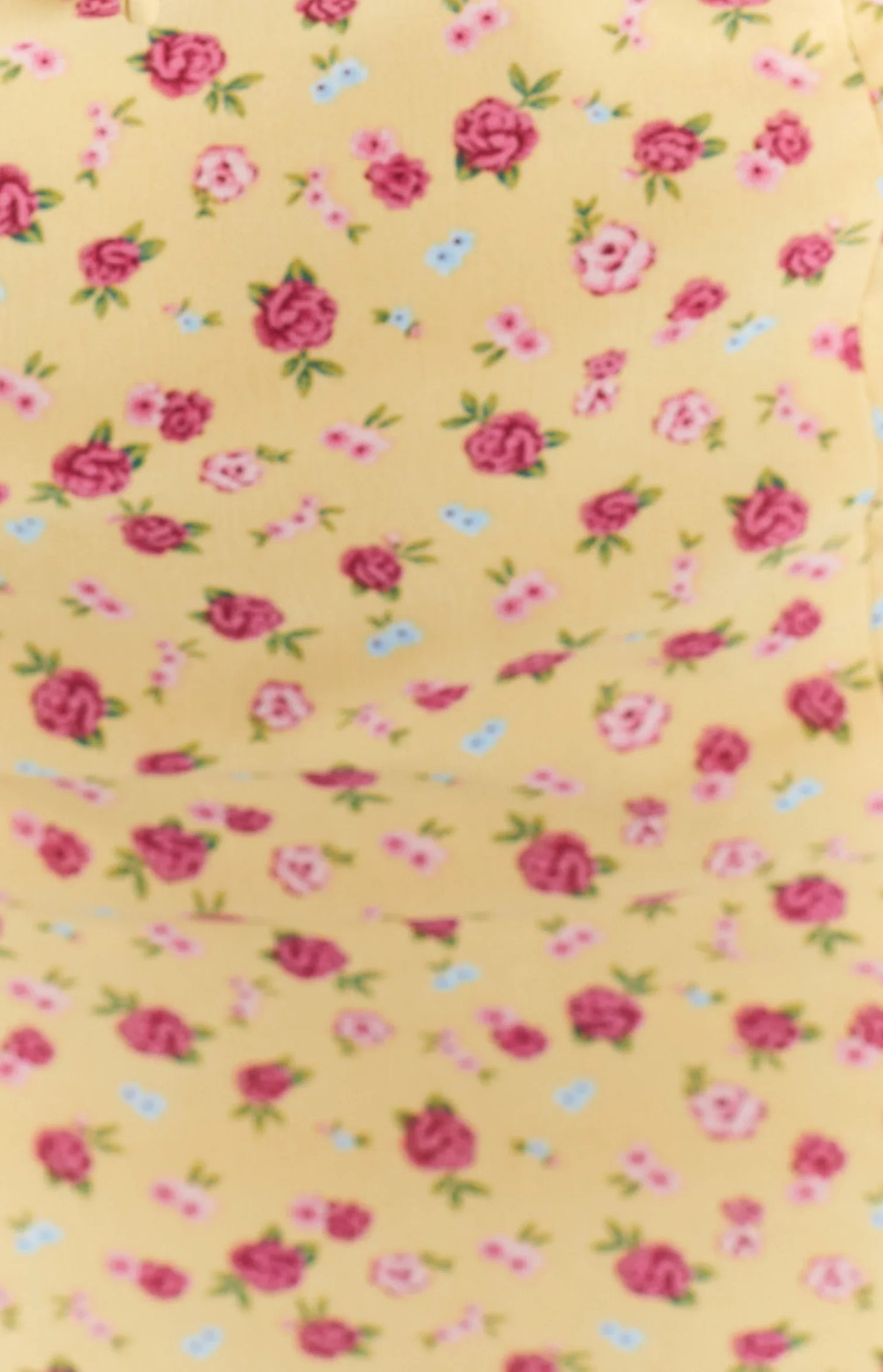 Paloma Yellow Floral Midi Dress